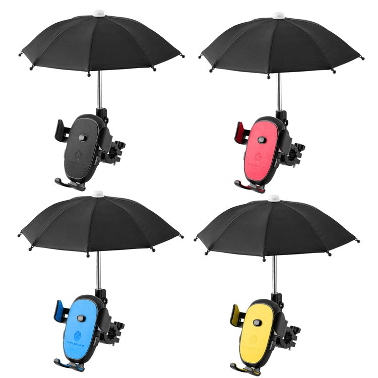 CYCLINGBOX BG-2935 Bicycle Mobile Phone Bracket With Umbrella Waterproof Navigation Electric Car Mobile Phone Frame, Style: