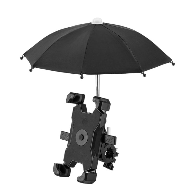 CYCLINGBOX Bicycle Mobile Phone Bracket With Parasol Rider Mobile Phone Frame, Style: