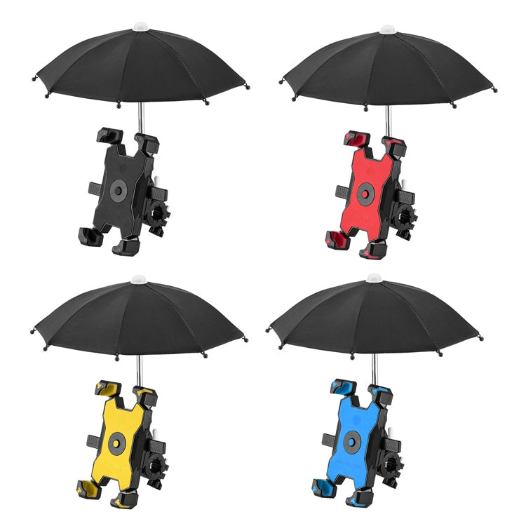 CYCLINGBOX Bicycle Mobile Phone Bracket With Parasol Rider Mobile Phone Frame, Style: