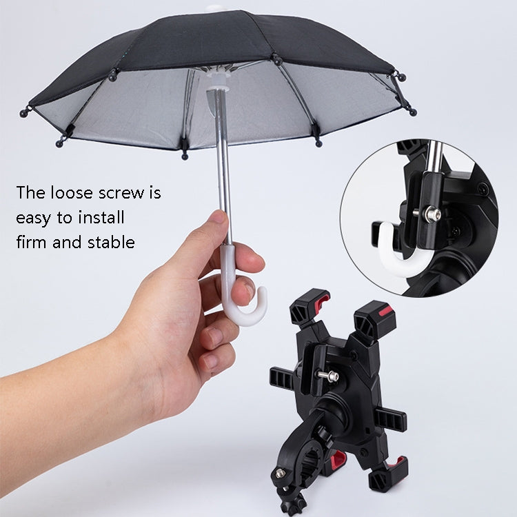 CYCLINGBOX Bicycle Mobile Phone Bracket With Parasol Rider Mobile Phone Frame, Style: