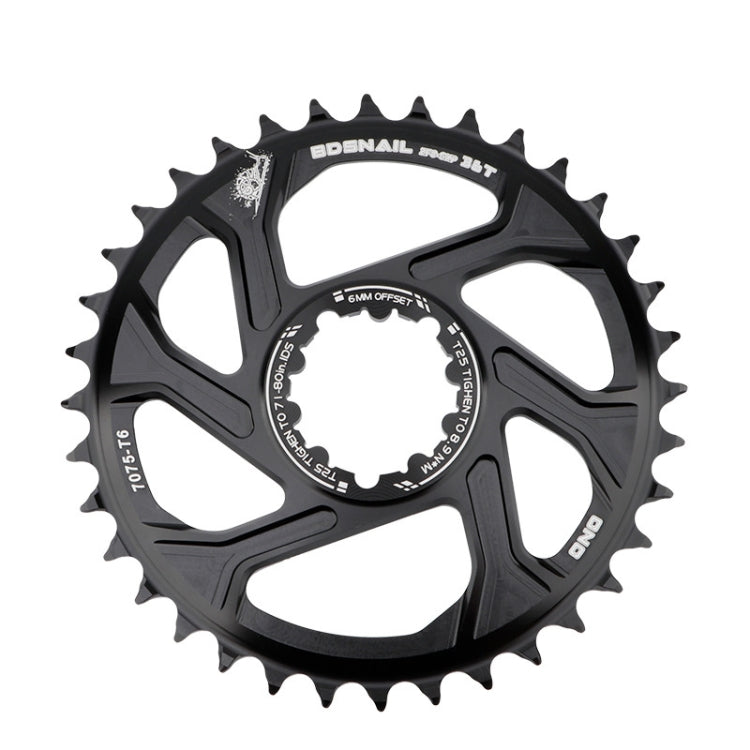 BDSNAIL Mountain Bike Single Disk GXP Direct-Shaped Integrated Disk Positive And Negative Tooth Disc