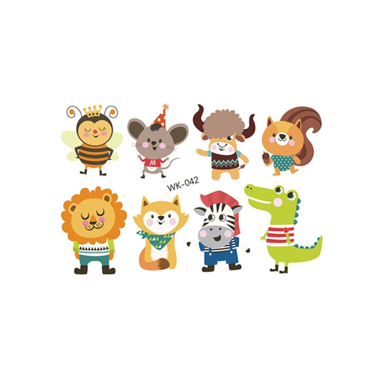 30 PCS Cartoon Animal ChildrenTemporary Tattoo Sticker