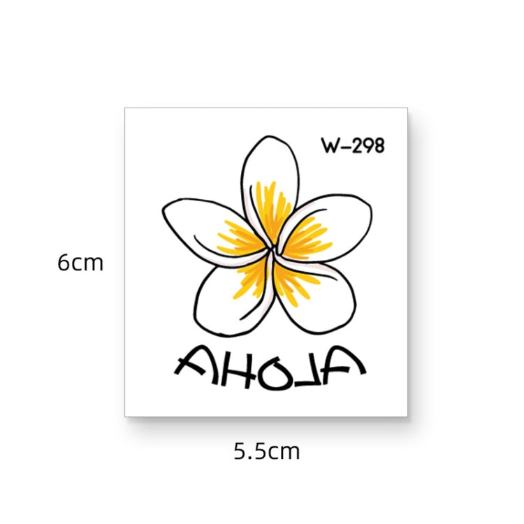 Beach Fruit Flower Arm Tattoo Sticker Kids Cartoon Face Sticker