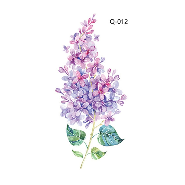 50 PCS Literary Small Fresh Flower Tattoo Sticker Rose Waterproof Lasting Arm Sticker