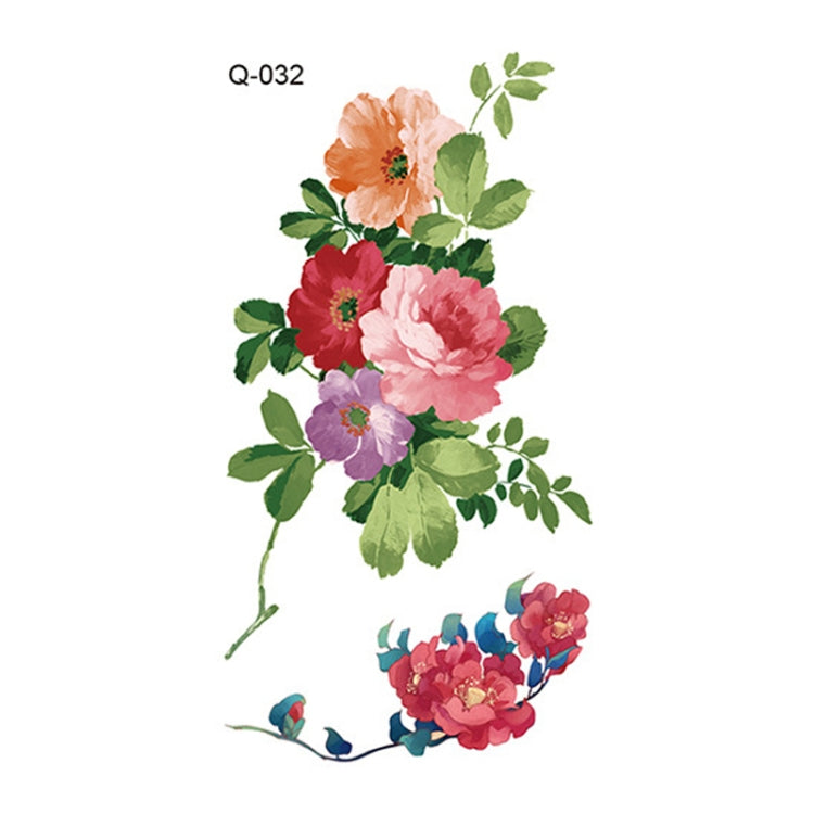 50 PCS Literary Small Fresh Flower Tattoo Sticker Rose Waterproof Lasting Arm Sticker