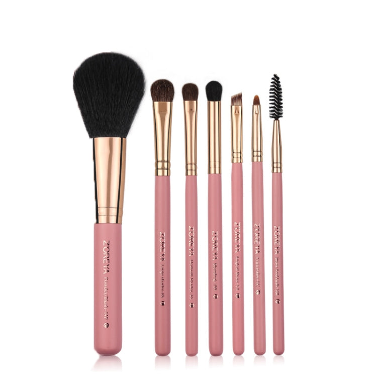 ZOREYA 7-In-1 Makeup Brush Set Brush Blush Brush Foundation Brush With Makeup Brush Bag