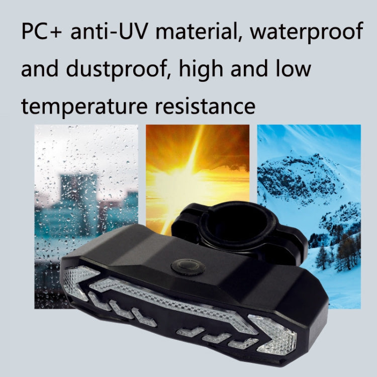 SF31 Bicycle Rail Light Brake Steering Sensor Anti-Theft Alarm Wireless Remote Control Warning Bell