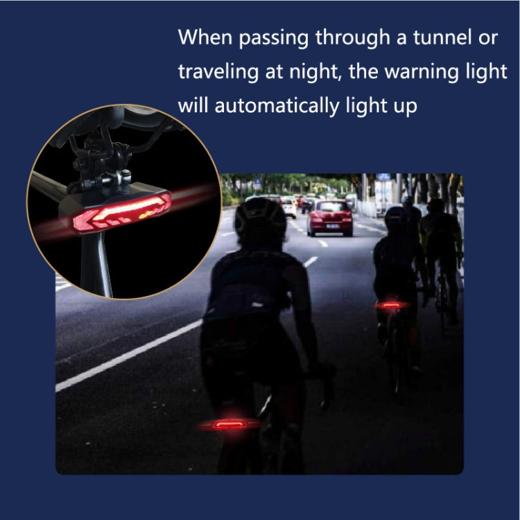 SF31 Bicycle Rail Light Brake Steering Sensor Anti-Theft Alarm Wireless Remote Control Warning Bell