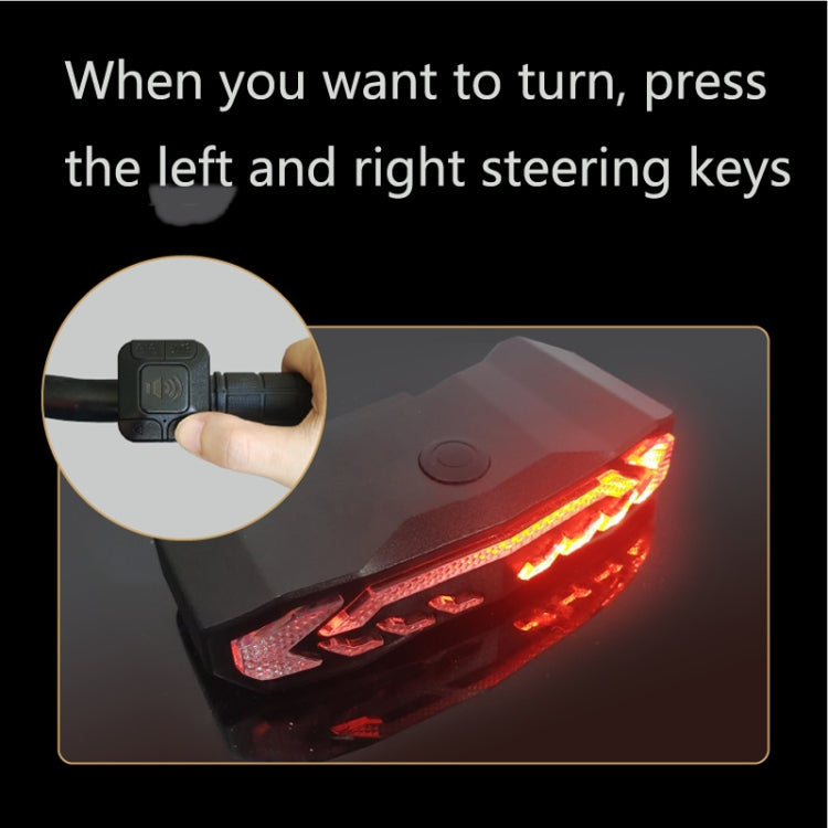 SF31 Bicycle Rail Light Brake Steering Sensor Anti-Theft Alarm Wireless Remote Control Warning Bell