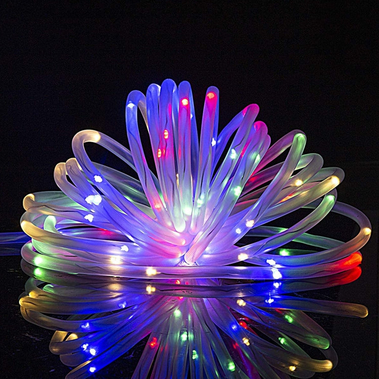 Holiday Party Decoration Tube String Lights LED Garden Decoration Casing Light with Remote Control, Spec: