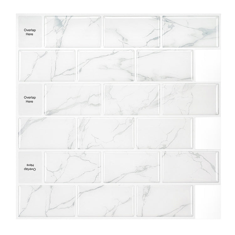 3D Crystal Epoxy Self-Adhesive Wall Sticker Bathroom Simulation Tile Sticker