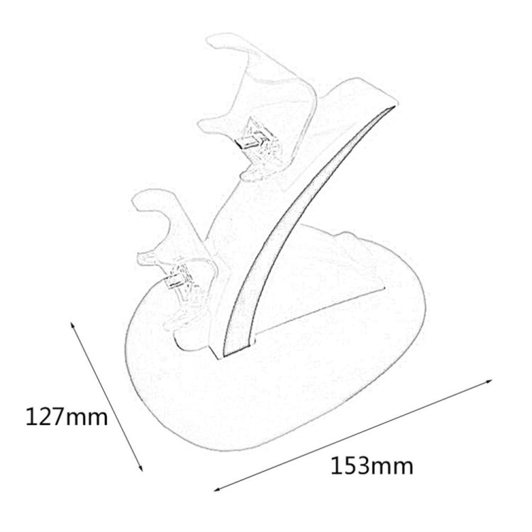 IPLAY LED Micro Dual Controller Holder Charger 2 LED Micro USB Handle Fast Charging Dock Station Stand Charger for PS4 Controller