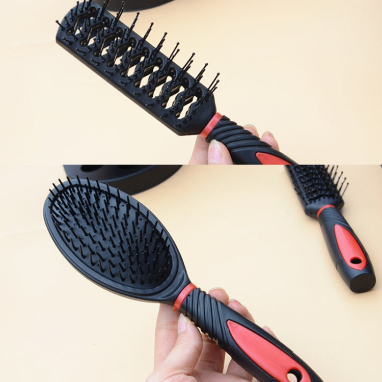 6-In-1 Mirror Comb Hair Comb With Base Set Massage Scalp Beauty Comb