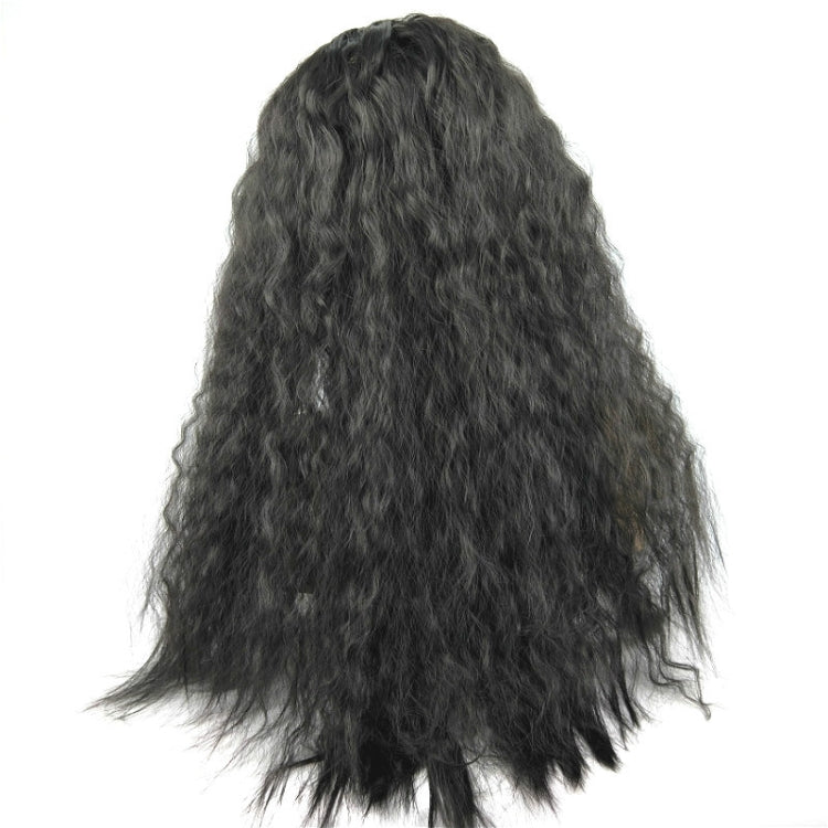 Women Chemical Fiber Middle Split Corn Perm Small Curly Long Wig