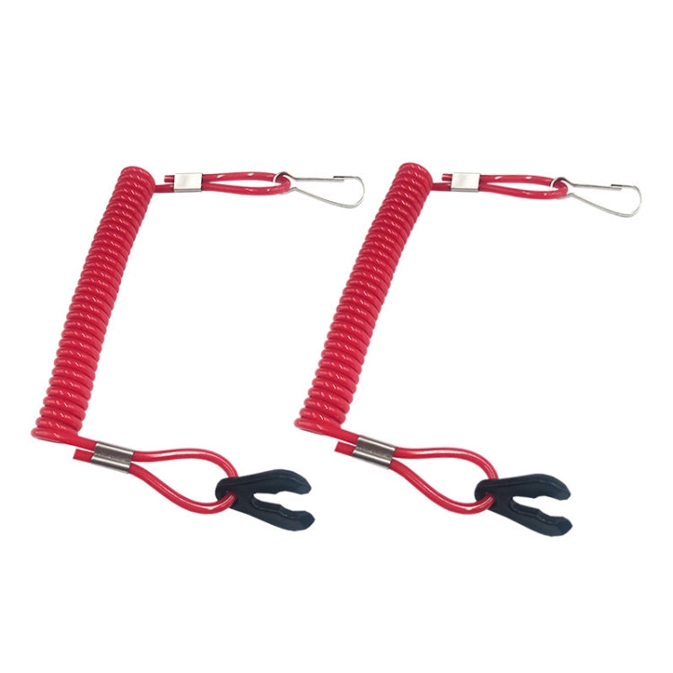 2 PCS Universal Ship Out-Of-Fire Switch Safety Rope Boot Machine Motorboat Emergency Exterior Switch Rope