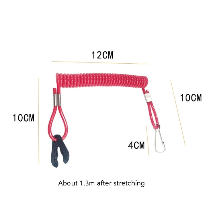 2 PCS Universal Ship Out-Of-Fire Switch Safety Rope Boot Machine Motorboat Emergency Exterior Switch Rope