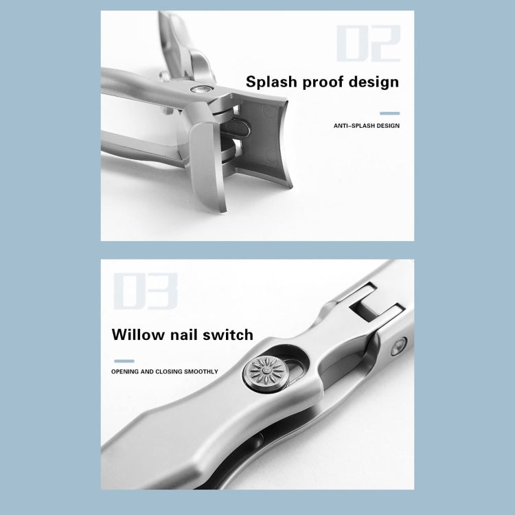 Stainless Steel Large Anti-Fly Splattering Nail Knife Large Opening Nail Cutting