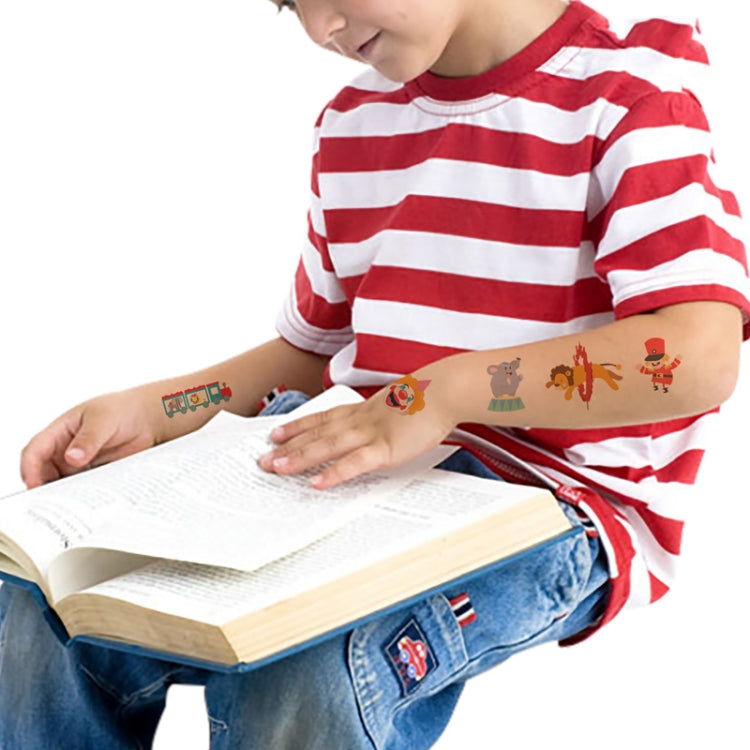 30 PCS Cartoon Cute Tattoo Stickers Children Amusement Park Stickers