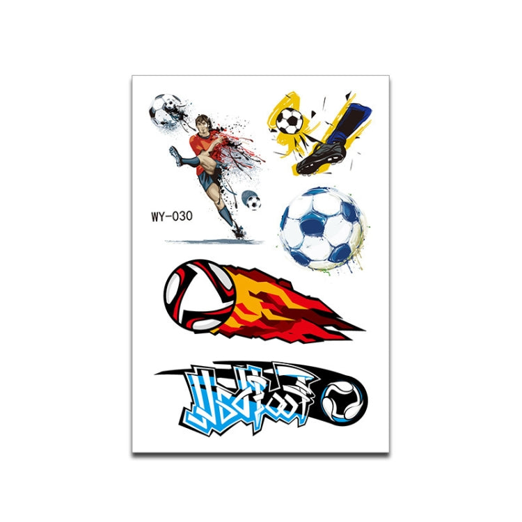 20 PCS World Cup Theme Cartoon Football Children Tattoo Stickers