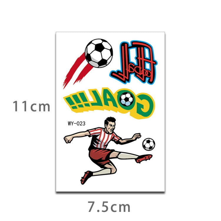 20 PCS World Cup Theme Cartoon Football Children Tattoo Stickers