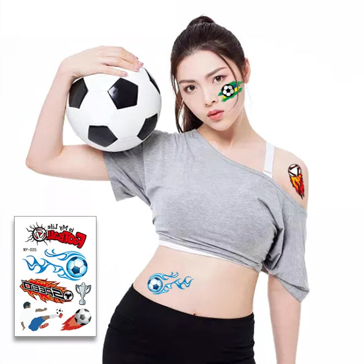 20 PCS World Cup Theme Cartoon Football Children Tattoo Stickers