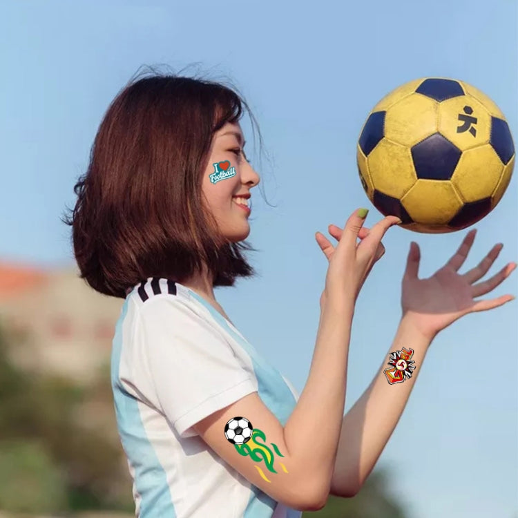 20 PCS World Cup Theme Cartoon Football Children Tattoo Stickers