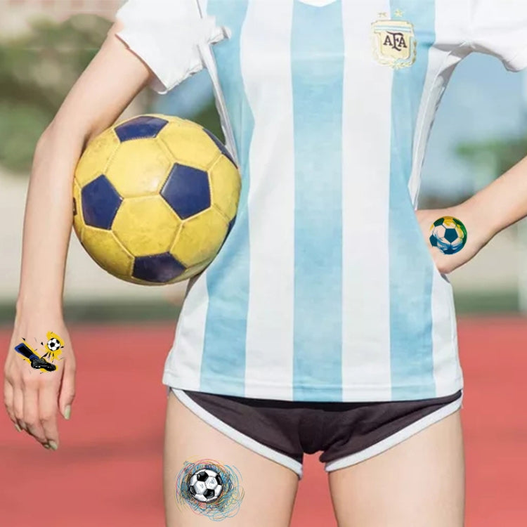 20 PCS World Cup Theme Cartoon Football Children Tattoo Stickers