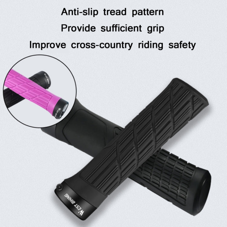 WEST BIKING Bicycle Anti-Skid And Shock-Absorbing Comfortable Grip Cover