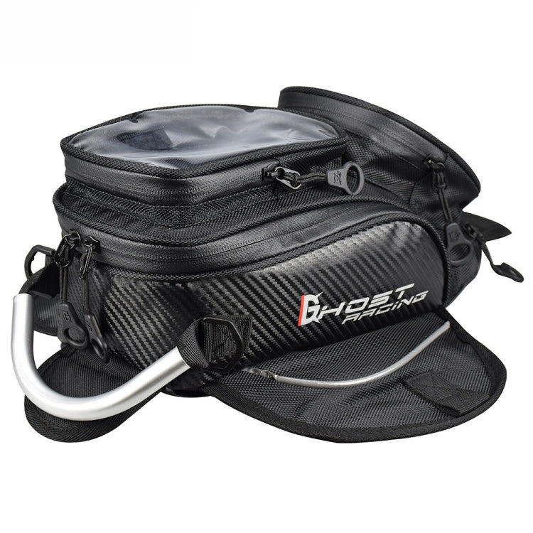 GHOST RACING GR-YXB08 Motorcycle Bag Touch Navigation Fuel Tank Package Dust Waist Bag