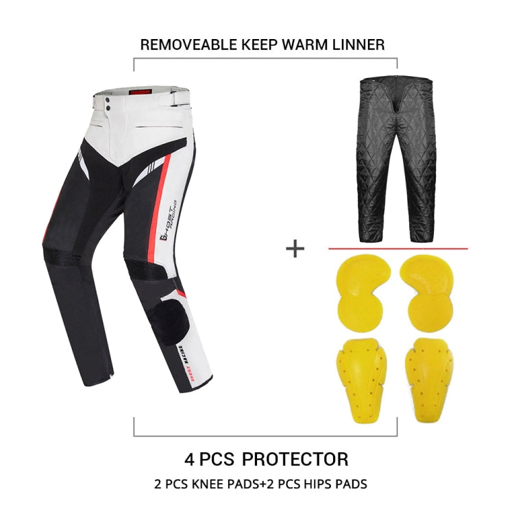 GHOST RACING GR-K06 Motorcycle Riding Trousers Racing Motorcycle Anti-Fall Windproof Keep Warm Pants