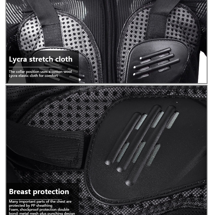 GHOST RACING F060 Motorcycle Armor Suit Riding Protective Gear Chest Protector Elbow Pad Fall Protection Suit