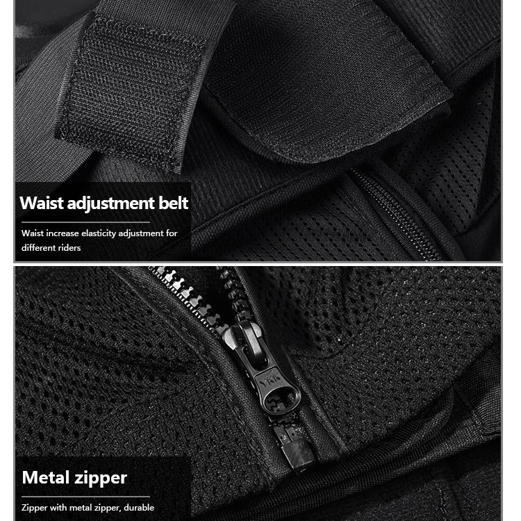 GHOST RACING F060 Motorcycle Armor Suit Riding Protective Gear Chest Protector Elbow Pad Fall Protection Suit