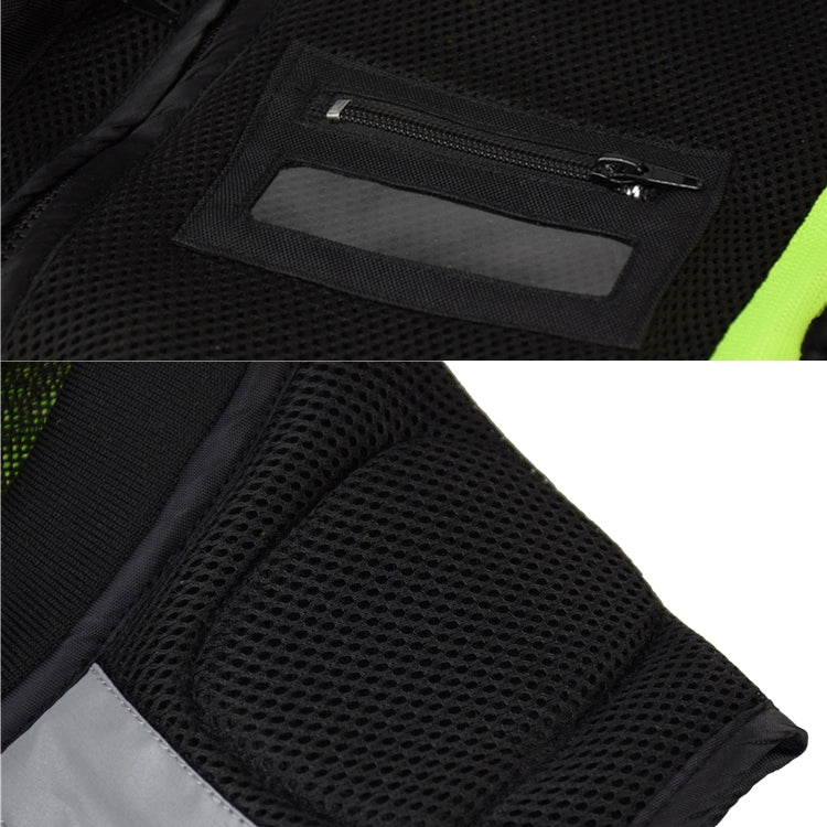GHOST RACING GR-Y06 Motorcycle Riding Vest Safety Reflective Vest