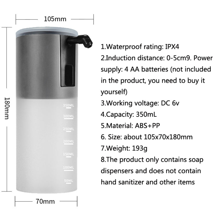 GM-TP-2011-A Automatic Induction Foam Hand Washing Machine Portable Infrared Induction Soap Dispenser