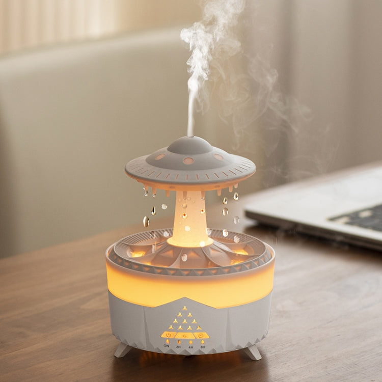 UFO Water Drop Aromatherapy Humidifier Home Desktop Silent Remote Control Diffuser