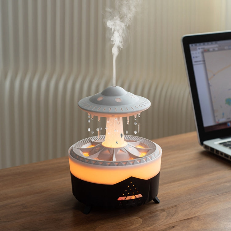 UFO Water Drop Aromatherapy Humidifier Home Desktop Silent Remote Control Diffuser
