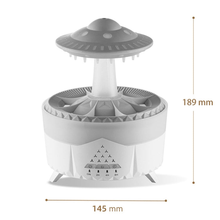 UFO Water Drop Aromatherapy Humidifier Home Desktop Silent Remote Control Diffuser