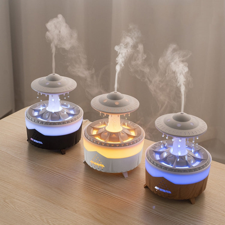 UFO Water Drop Aromatherapy Humidifier Home Desktop Silent Remote Control Diffuser