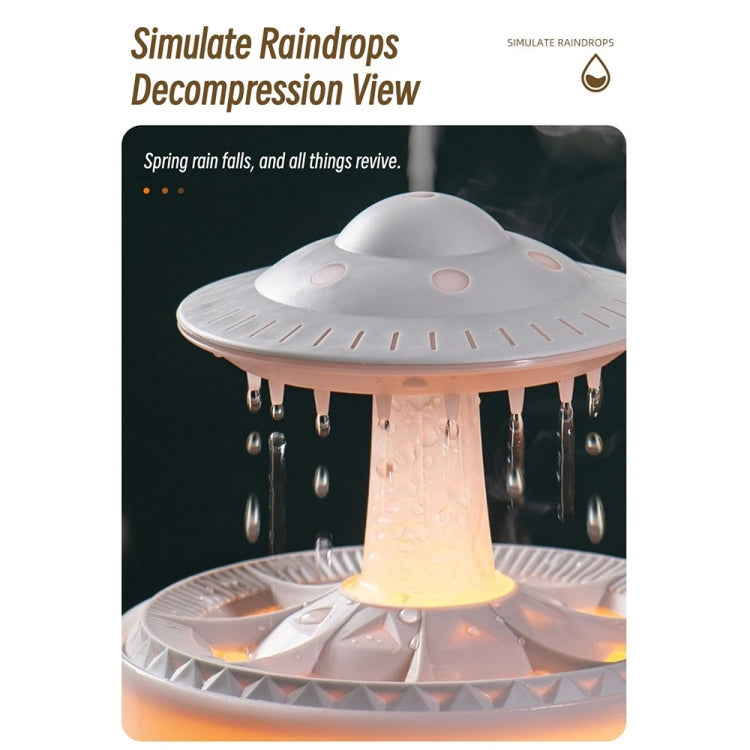 UFO Water Drop Aromatherapy Humidifier Home Desktop Silent Remote Control Diffuser