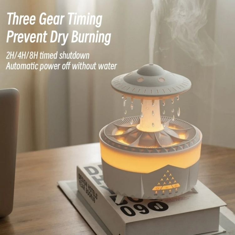 UFO Water Drop Aromatherapy Humidifier Home Desktop Silent Remote Control Diffuser