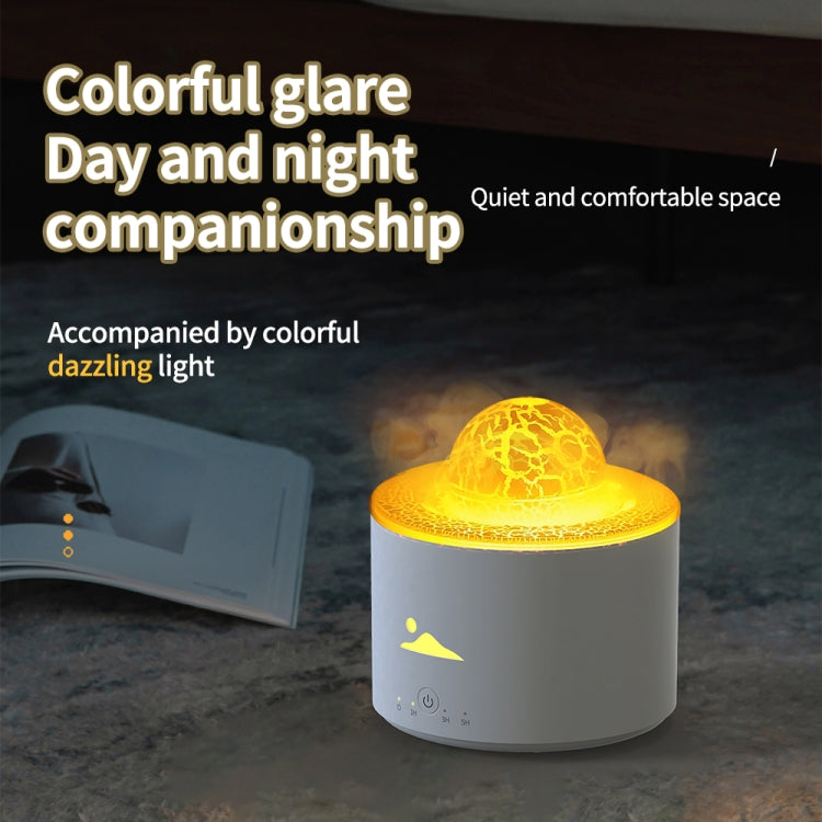 HX-130 Colorful Night Light Planet Desktop Flame Aromatherapy Humidifier