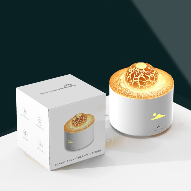 HX-130 Colorful Night Light Planet Desktop Flame Aromatherapy Humidifier