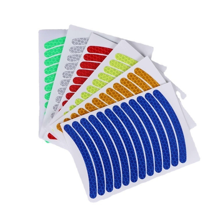 Jg-Phc-12 Children Bicycle Scooter Reflective Sticker Night Warning Riding Contour Sticker