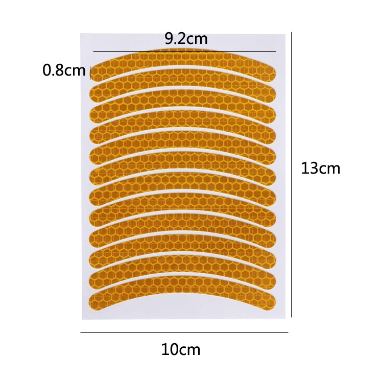 Jg-Phc-12 Children Bicycle Scooter Reflective Sticker Night Warning Riding Contour Sticker