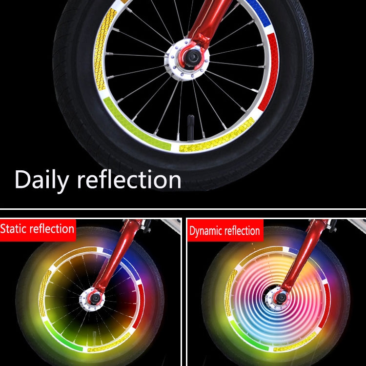 Jg-Phc-12 Children Bicycle Scooter Reflective Sticker Night Warning Riding Contour Sticker