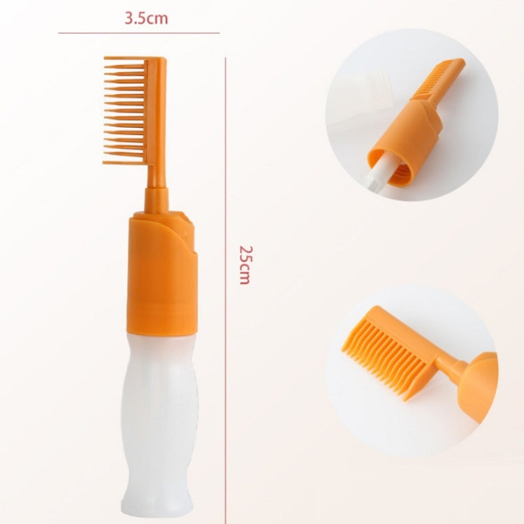 5 PCS Scale Press Hair Dye Bottle With Comb Teeth