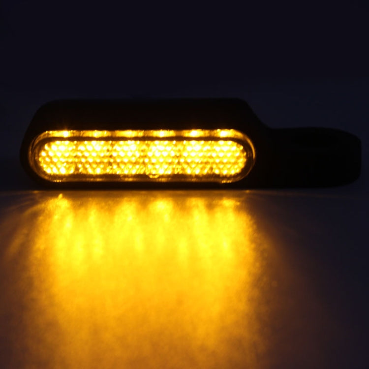 2 PCS Motorcycle Handle Turn Light Metal LED Indicator Light