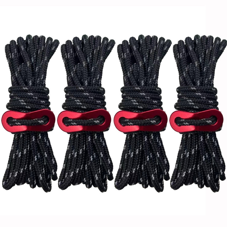 Outdoor Camping Tent Canopy Wind Rope Luminous Multi-Function Wind Rope Buckle Tent Fixed Rope