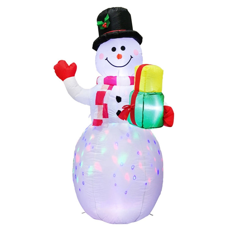 Santa Claus Christmas Tree Snowman Inflatable LED Luminous Christmas Ornaments,