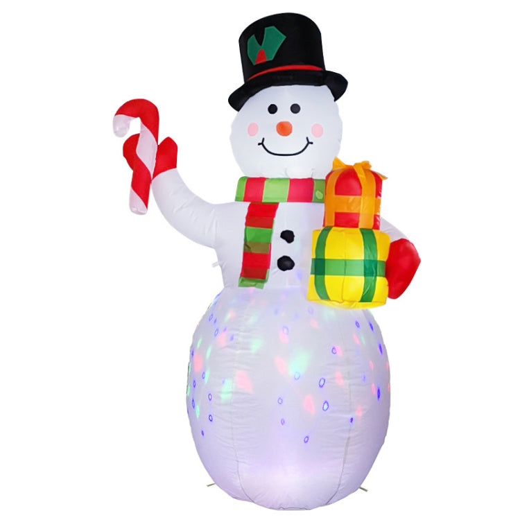 Santa Claus Christmas Tree Snowman Inflatable LED Luminous Christmas Ornaments,